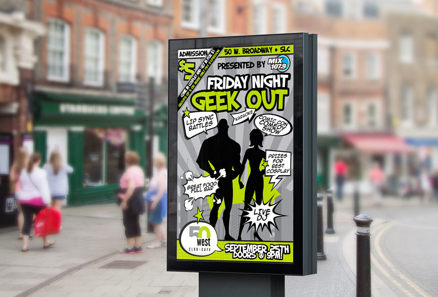 Friday Night Geek Out Poster