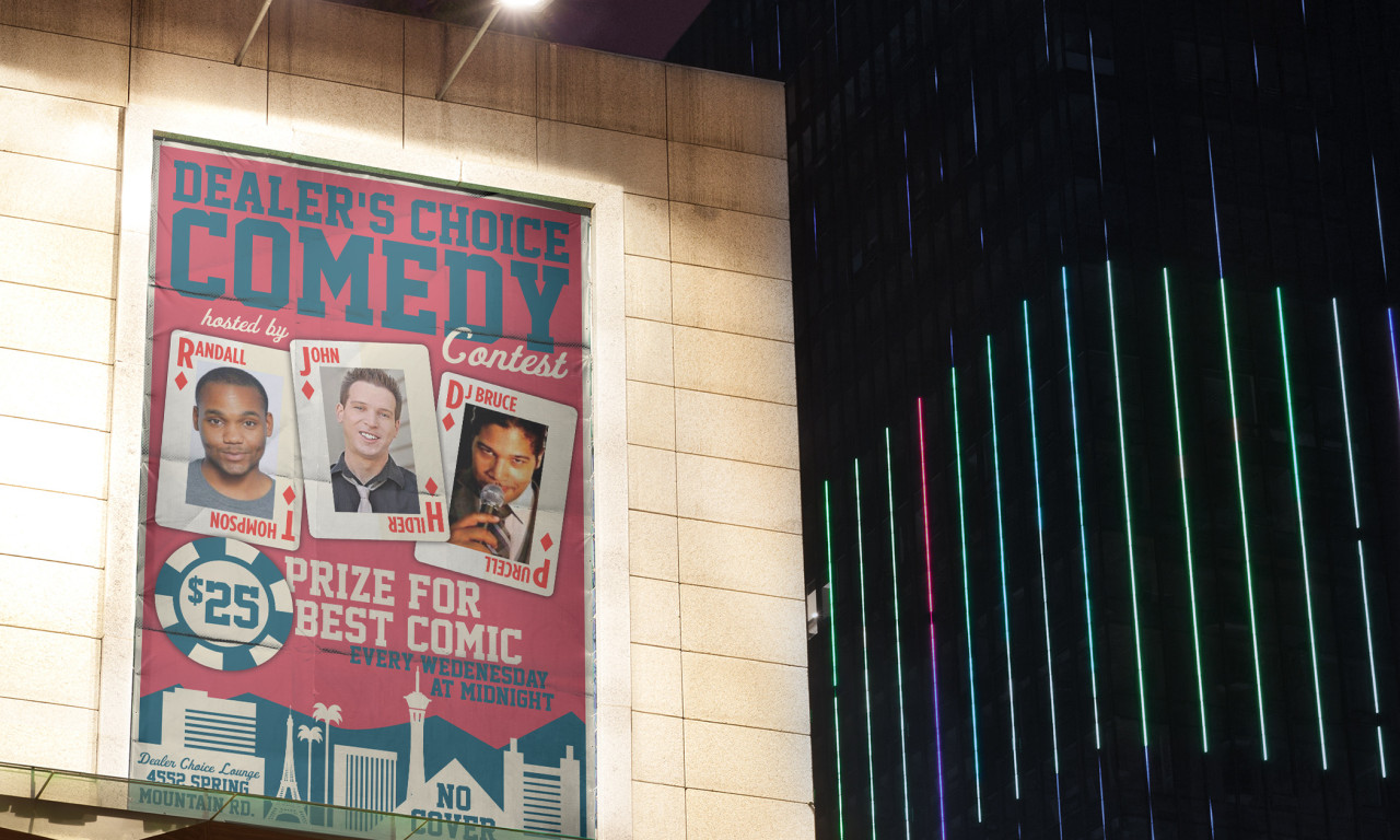 Dealer’s Choice Comedy Contest Poster